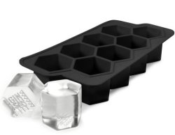 Gin Tribe - Ginsanity Cool Mega-hex Ice Tray - Black - Gift Tribe