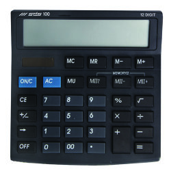 : 12-DIGIT Dual Power Compact Desk Calculator