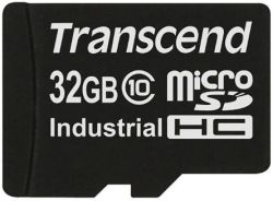 Transcend 32GB Industrial Microsdhc CLASS10 Card - Mlc - 12 Month Carry- In