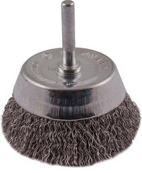 Tork Craft Wire Cup Brush 63MM 6MM Shaft Stainless Steel