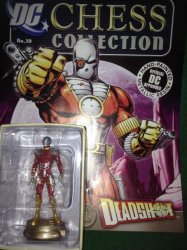 Dc Chess Collection - Deadshot C w Magazine No 39 Eaglemoss Collections