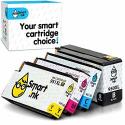 Smart Ink Compatible Ink Cartridge Replacement For Hp 950XL 950 951XL 951 High Yield Bk c m y 4 Combo Pack To Use With Officejet Pro 8620 8630 8100 8600 8610 8640 8625 251DW 276DW 8660 8615