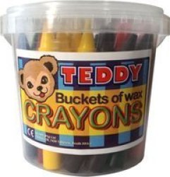 Wax Crayons - Bucket Of 40 Jumbo