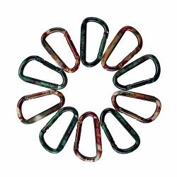 Home Master Hardware 5 16 In X 3 In Aluminum D Ring Carabiners Clips Keychain Spring Loaded Gate Snap Link For For Home Camping Hiking