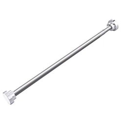 Bove Stainless Steel Curtain Rod No Drilling Window Curtain Rod Tension Rods Adjustable Multi-use Hand Towels Rod Shower Rod Clothes RAIL-A-55-85CM 22-33INCH
