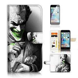 For Iphone 6 6S 4.7' Flip Wallet Case Cover And Screen Protector Bundle A20086 Joker Batman