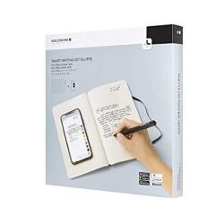 Moleskine Pen+ Ellipse Smart Writing Set Pen & Ruled Smart Notebook - Use With Moleskine Notes App For Digitally Storing Notes Only Compatible With