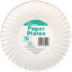 180MM Paper Plates 10 Pack