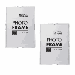 Pack Of 2 - Picture-frame Glass Clip Certificate - 21 X 30CM