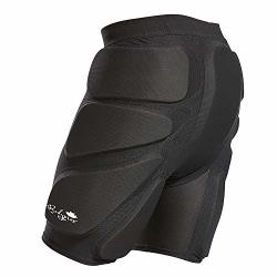 Bodyprox Protective Padded Shorts for Snowboard,Skate and Ski,3D Protection  for Hip,Butt and Tailbone Small Black 