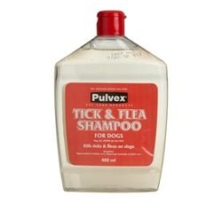 1 X 400ML Dog Shampoo For Ticks & Fleas