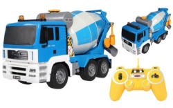 R c 1 20 Man Tgs Cement Truck Blue