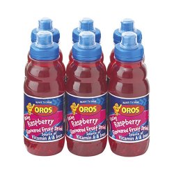 Oros Ready To Drink Raspberry 300ML X 6 Bottles