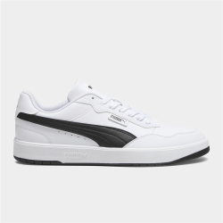 Puma Mens Court Ultra Lite White black Sneakers