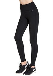 Women's Aenlley Activewear Yoga Pants High Rise Workout Gym Spanx Tights Leggings Color Black Size L