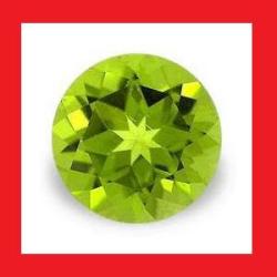 Peridot - Parrot Green Round Facet - 0.29cts