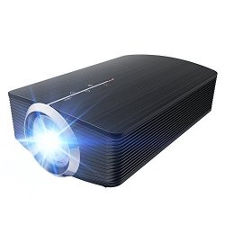 Mzvul MINI Portable Projector Home Cinema Theater Movie Video Projector With 1600 Luminous Portable For Indoor Outdoor Support Multimedia HDMI USB Vga Sd Av
