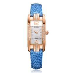Rosdn 2016 Luxury Brand Genuine Leather Gold Watches Women Quartz Waterproof Watch Montre Female Fas
