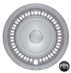 15" Wheel Cover Set - Chrome & Sivler - Toyota Badge