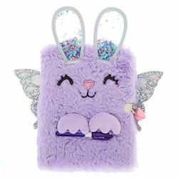 Claire's Girl's Plush Animal Diaries With Lock And Keys Bella The Bunny
