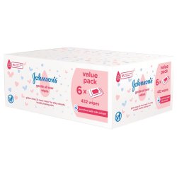 Johnsons - Gentle All Over Wipes 432'S