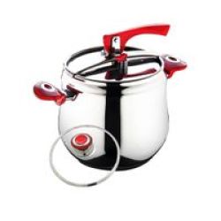 Lines Special Pressure Cooker Red 8L