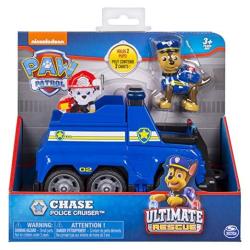 Paw Patrol Chase's Ultimate Rescue Police Cruiser With Lifting Seat And Fold-out Barricade For Ages 3 And Up