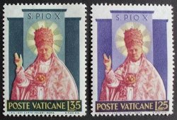 Stamps Vatican City 1954 St.piox
