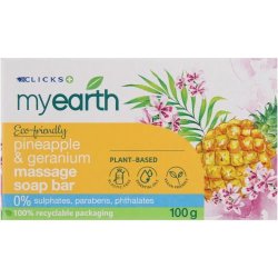 MyEarth Natural Soap Pineapple & Geranium 100G