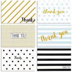 YOU Thank Cards With Envelopes 48 Pack For Baby Showers Graduation & Wedding