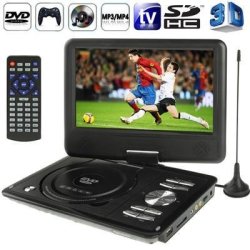 9.0 Inch Tft Lcd Screen Digital Multimedia Portable Evd DVD With Card Reader & USB Ports Suppor...