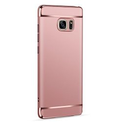 GBSELL Luxury Thin Hard Shockproof Case Cover For Samsung Galaxy Note 5 Rose Gold