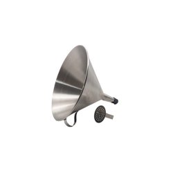 BCE Funnel Round S steel With Removable Strainer - 120MM - FRS0120