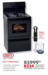 Defy 631t 4 Plate Stove | PriceCheck South Africa