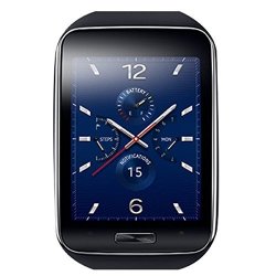 Samsung Galaxy Gear S R750w Smart Watch With Curved Super Amoled Display Black