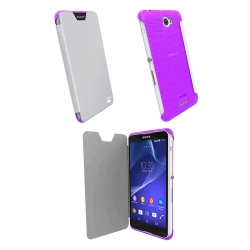 Krusell Bodenflip Cover For Sony Xperia E4 E4 Dual - Transparent Purple