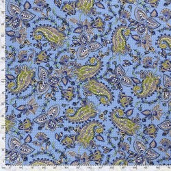 Batik Viscose Twill Babu Blue 19032-003