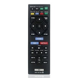Gvirtue Replacement Lost Remote RMT-B126A For Sony Blu-ray Player BDP-BX120 BDP-BX320 BDP-BX520 BDP-BX620 BDP-S1200 BDP-S2200 BDP-S3200 BDP-S5200 BDP-S5200 D BDP-S6200 BDP-S2100 Etc