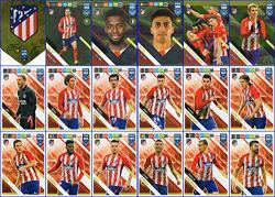 Fifa 365 2019 Panini Adrenalyn XL Full 18 Card Atletico Madrid Team Set
