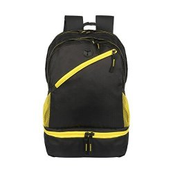 Lightweight Backpack For School Travel Bag With Waterproof Rain Cover Casual Laptop Backpack Bookbags For Teen Yellow