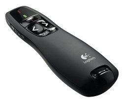 Simply Silver - 50F For Logitech Wireless R400 Presenter Remote Control With Red Laser Pointer -