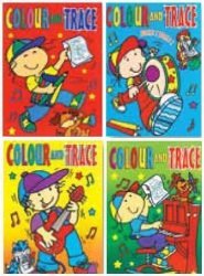 1 Colour And Trace A4 Colouring Activity Book - Childrens Christmas Stocking Fillers Or Kids Gift By Wf Graham