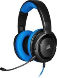 HS35 Headset Head-band Black Blue 20 - 20000 Hz 50MM 113DB 32 Ohms -40DB 1.1M Blue
