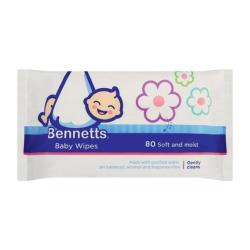 Bennetts Baby Wipes 80S
