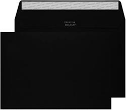 BLAKE Creative Color Black Invitation Envelopes 6 X 9 Inches Jet Black 80LB Paper Peel & Seal 314-76 - Pack Of 500