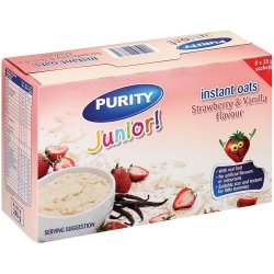 Purity Junior Oats 280G - Strawberry & Vanilla