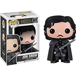Jon Snow: Game Of Thrones X Funko Pop Vinyl Figure & 1 Pop Compatible Pet Plastic Graphical Protector Bundle 007 03090 - B
