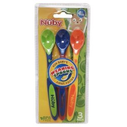 Nuby Feeding Spoons 3 Pack