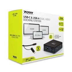 Port USB Type-c To 1 X RJ45|2 X USB3.1 GEN1|2 X HDMI|1 X TYPE-C|1 X USB3.1 GEN1 Apple Charging 2.4A|1 X Aux Dock - Black