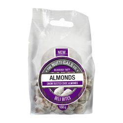 Snow Dusted Chocolate Almonds 100G